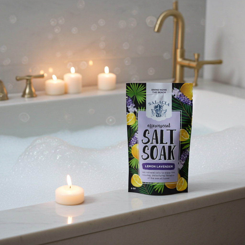 Lemon Lavender Salt Soak