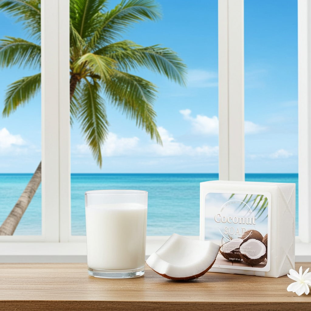 Coconut Milk Organic Pure Plant Extract Handmade